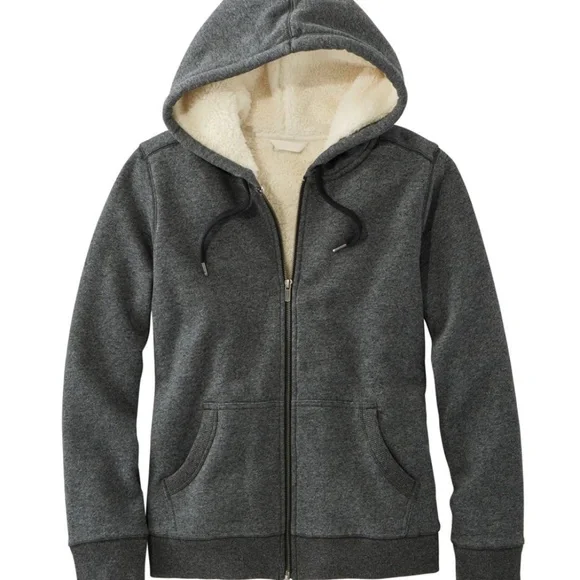 Sherpa Lined Hoodie Llbean Womens Sweatshirt Bean Tops Ll Bean